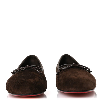 Christian Louboutin Veau Velours Sweetie Jane Flats 39 Cosme 3 of 8