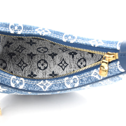 Louis Vuitton Monogram Jacquard Denim Loop Bleu 5 of 8