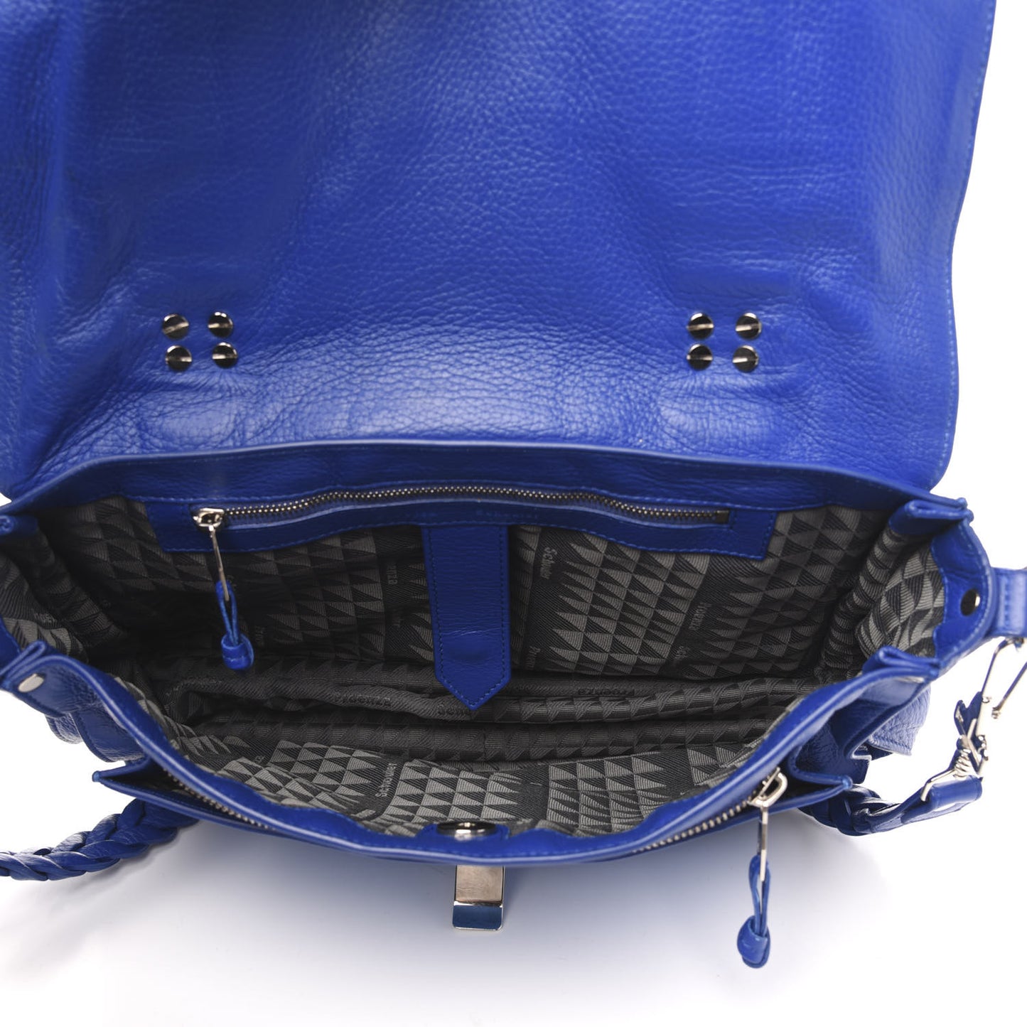 Grained Deerskin Medium Bicolor PS1 Satchel