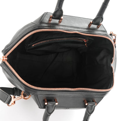 Alexander Wang Pebbled Calfskin Small Emile Soft Black Rose Gold Hardware 5 of 8