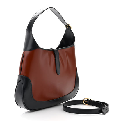 Gucci Boarded Dyana Lux Calfskin Bi-Color Medium Jackie 1961 Hobo Red Mineral Blue 3 of 10