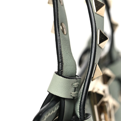 Valentino Garavani Vitello Mini Rockstud Tote Green Tea Sorbet 9 of 9