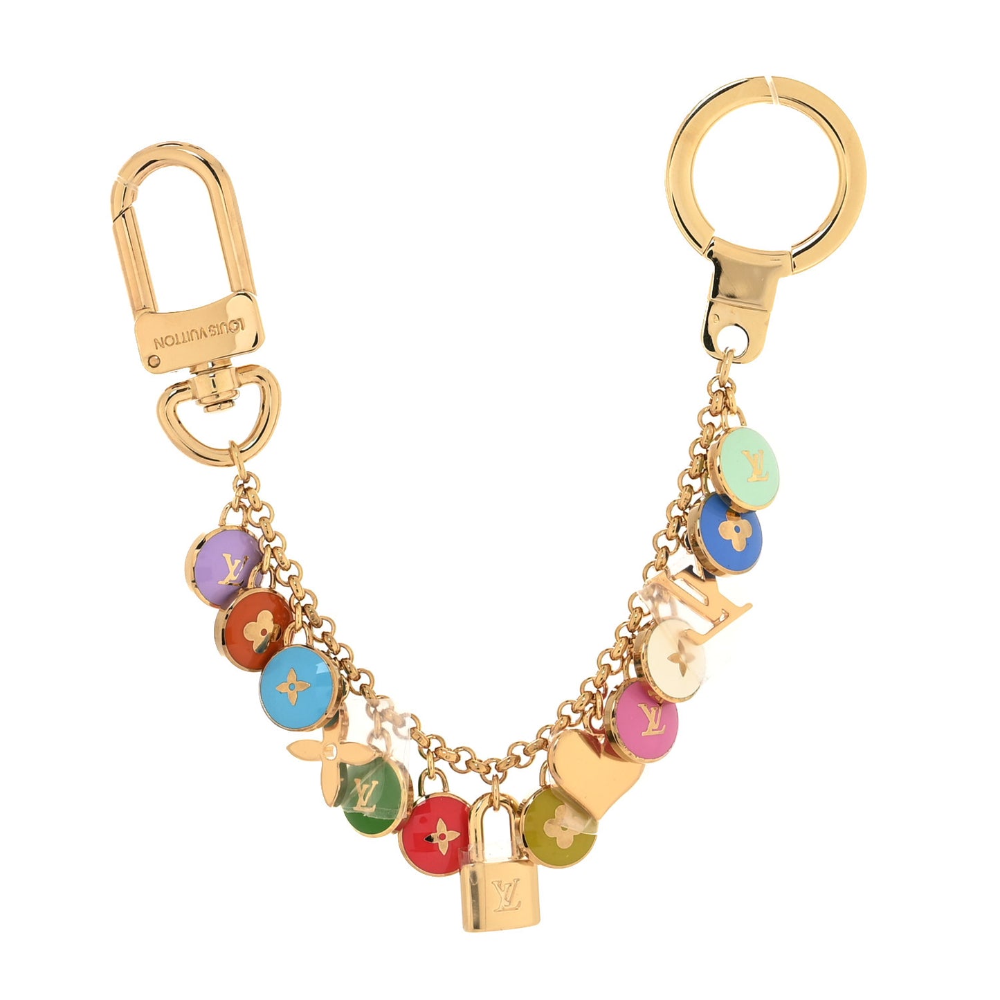 Pastilles Key Chain Bag Charm Multicolor