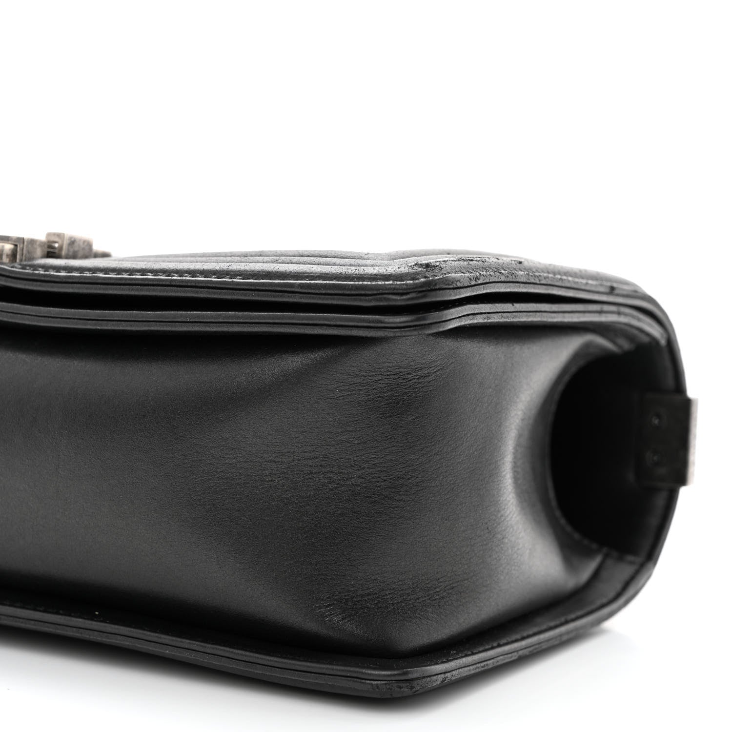 Chanel Calfskin Quilted Medium Boy Flap Black 10 of 12