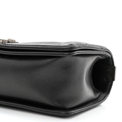 Chanel Calfskin Quilted Medium Boy Flap Black 10 of 12