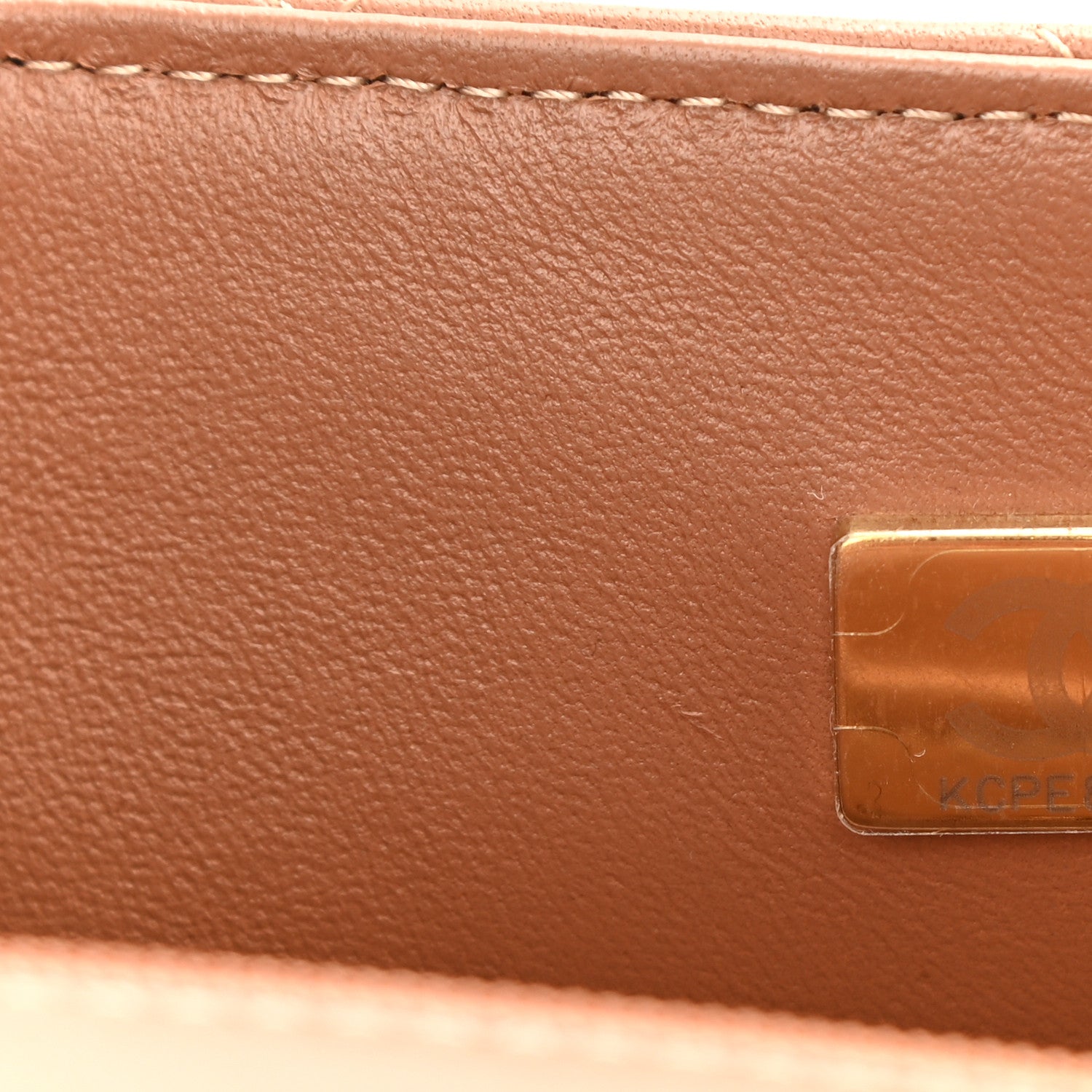 Chanel Lambskin Quilted Mini Square Flap Brown 9 of 10