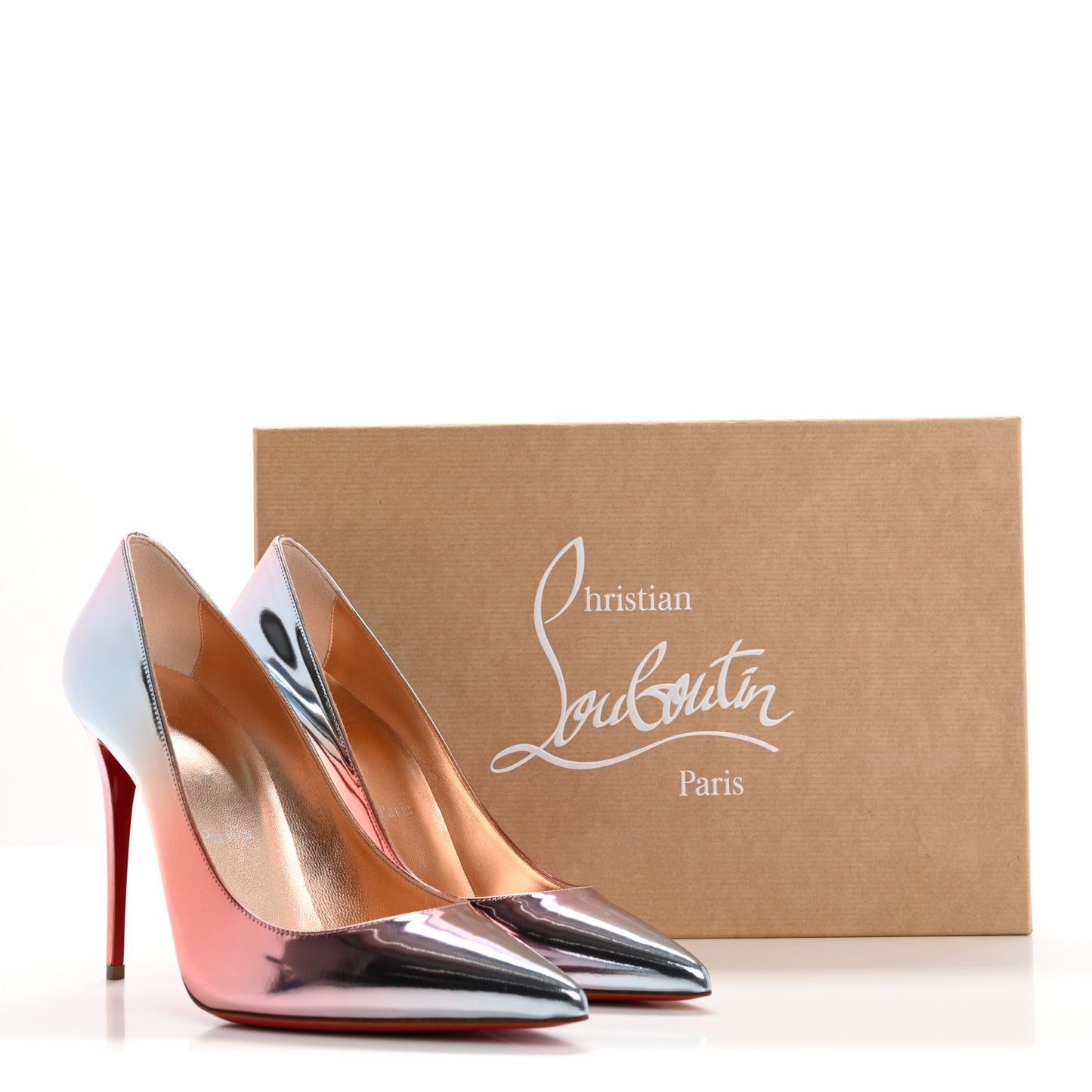 Metallic Degrade Specchio Kate 100 Pumps 38.5 Leche