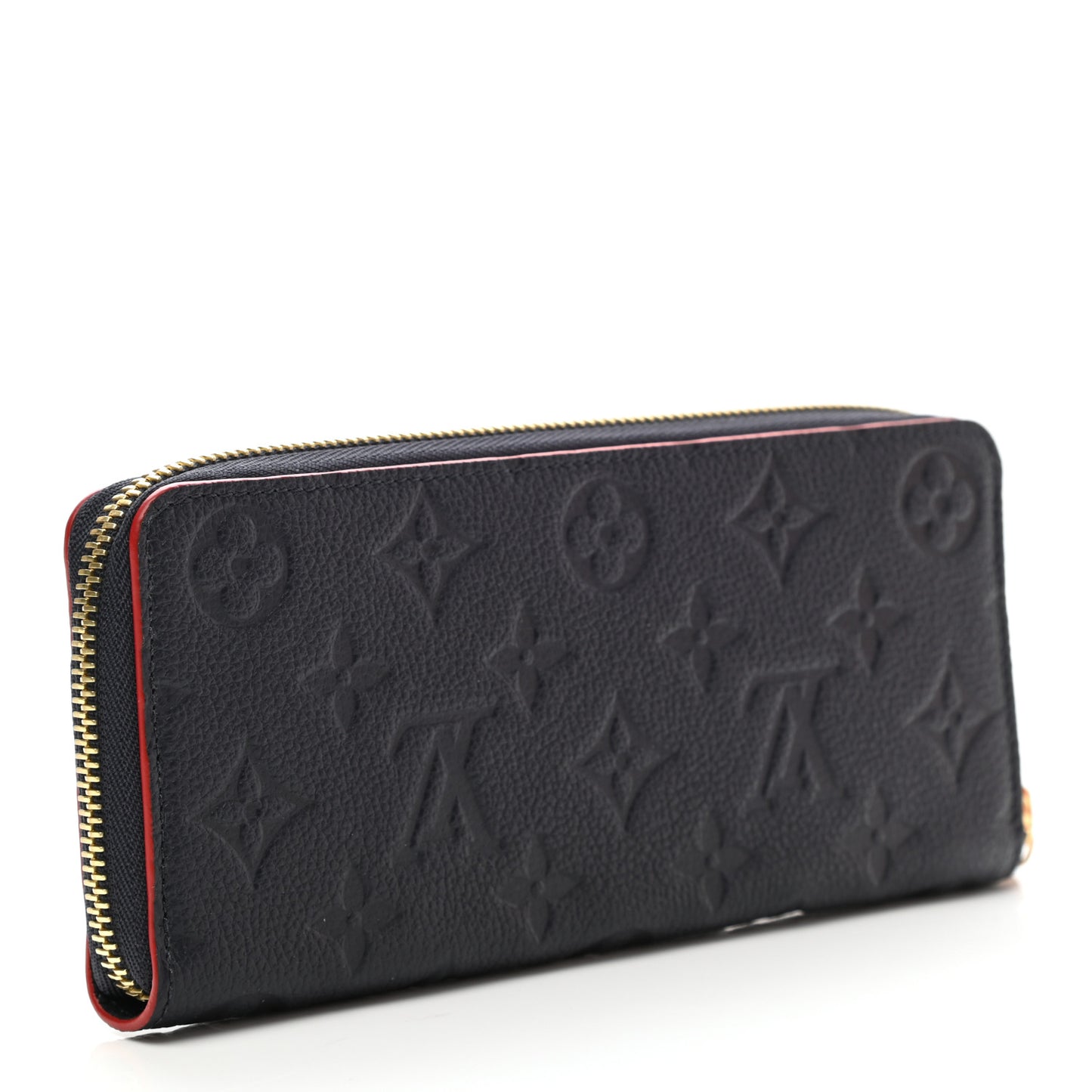 Empreinte Clemence Wallet Marine Rouge
