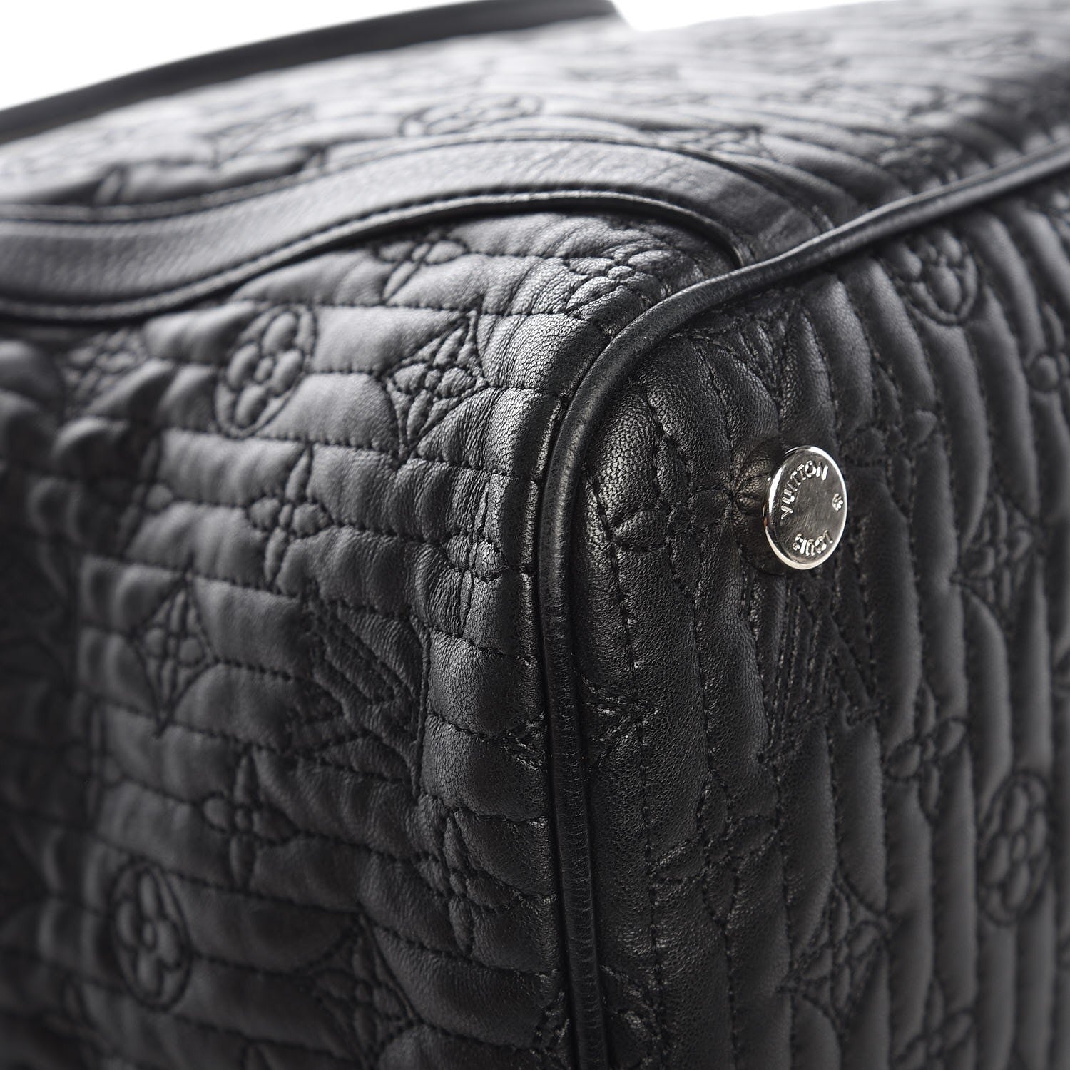 Louis Vuitton Monogram Lambskin Antheia Ixia MM Black 11 of 12