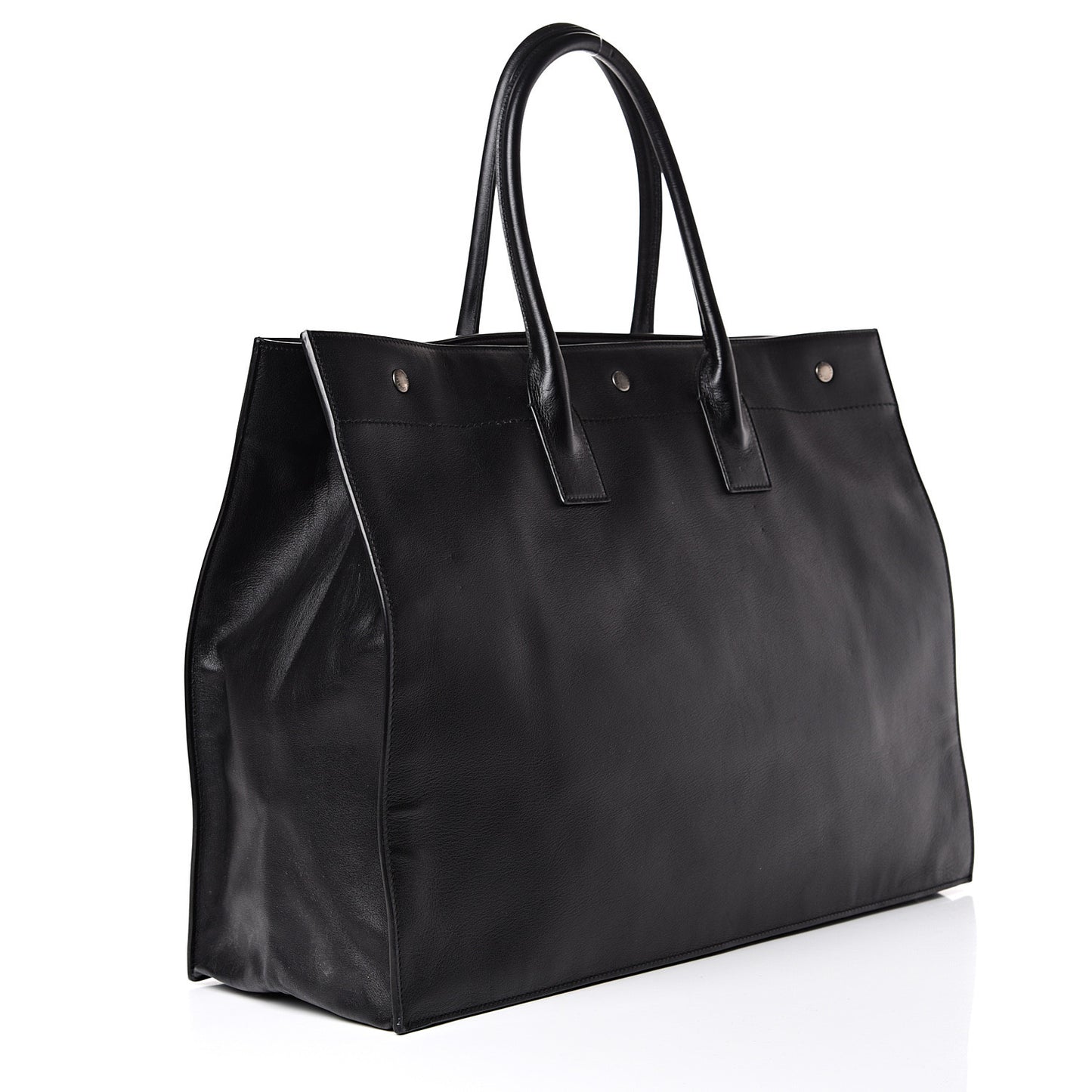 Vitello Rive Gauche Large Tote Black