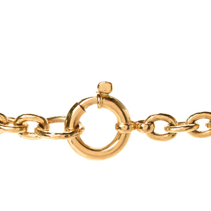 Chanel Long CC Cross Pendant Necklace Gold 5 of 5