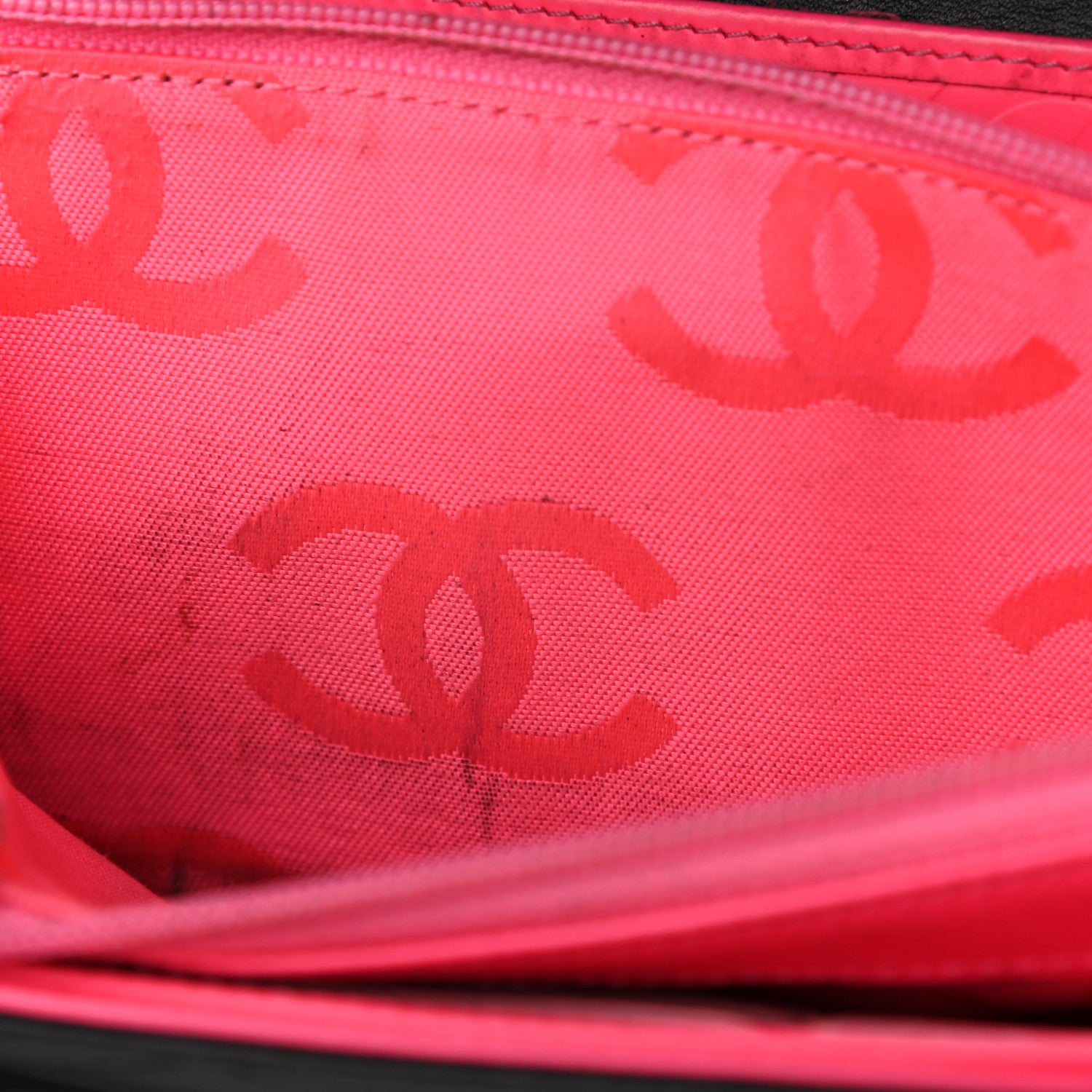 Chanel Calfskin Quilted Cambon Tri-Fold Wallet Black 17 of 25