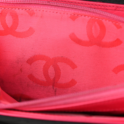 Chanel Calfskin Quilted Cambon Tri-Fold Wallet Black 17 of 25