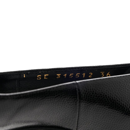 Saint Laurent Vernigolf Tribute Two 80 Platform Pumps 36 Black 6 of 11