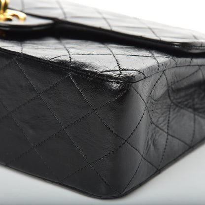 Chanel Lambskin Quilted Medium Double Flap Black 8 of 16