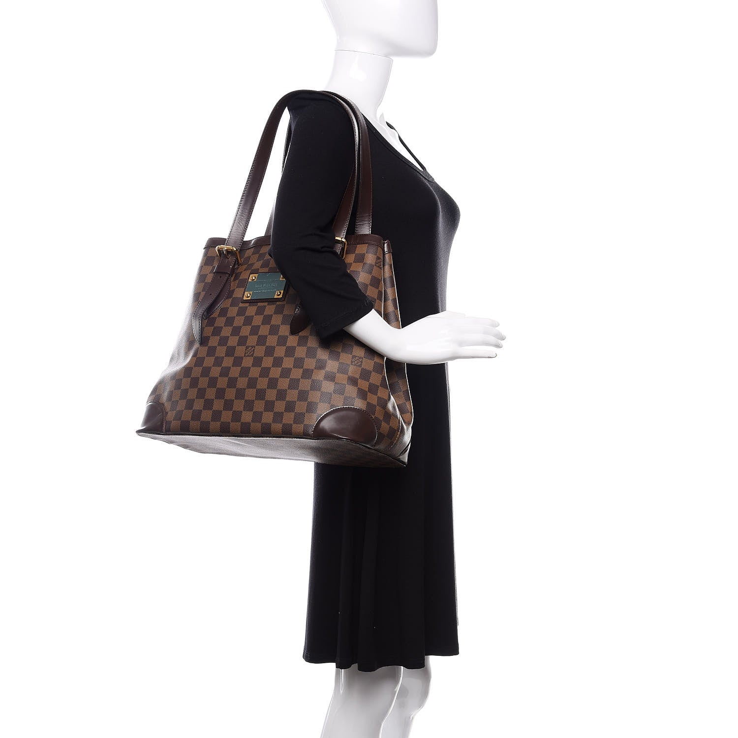 Louis Vuitton Damier Ebene Hampstead GM 2 of 12