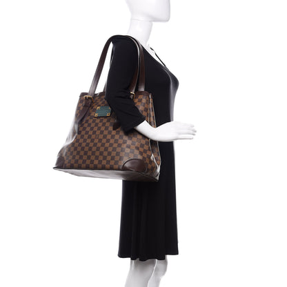 Louis Vuitton Damier Ebene Hampstead GM 2 of 12