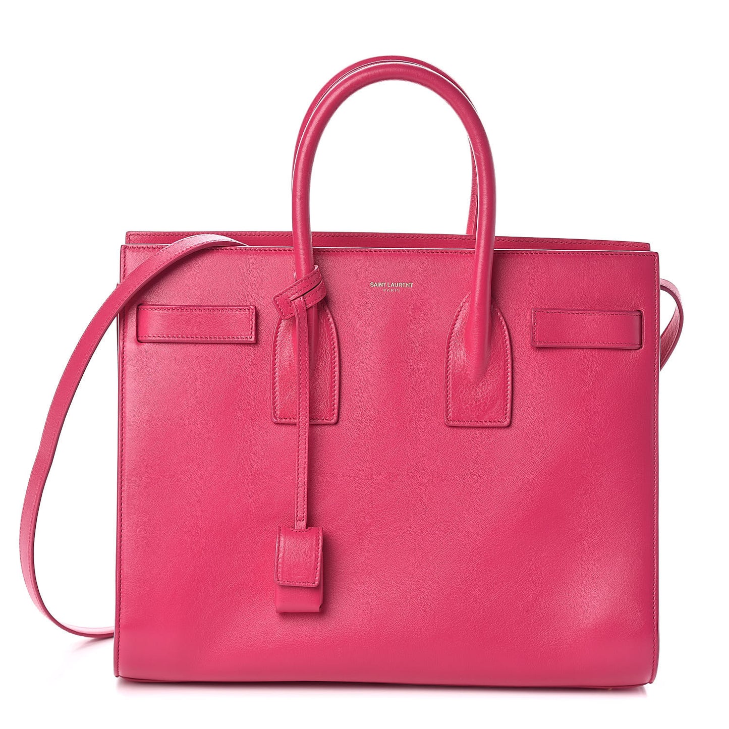 Calfskin Small Sac De Jour Lipstick Fuchsia