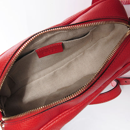 Gucci Pebbled Calfskin Small Soho Disco Bag Sun Orange 5 of 7