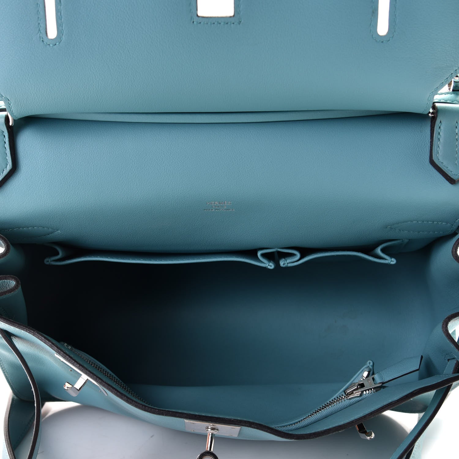 Hermes Swift Jypsiere 28 Bleu Saint Cyr 4 of 6