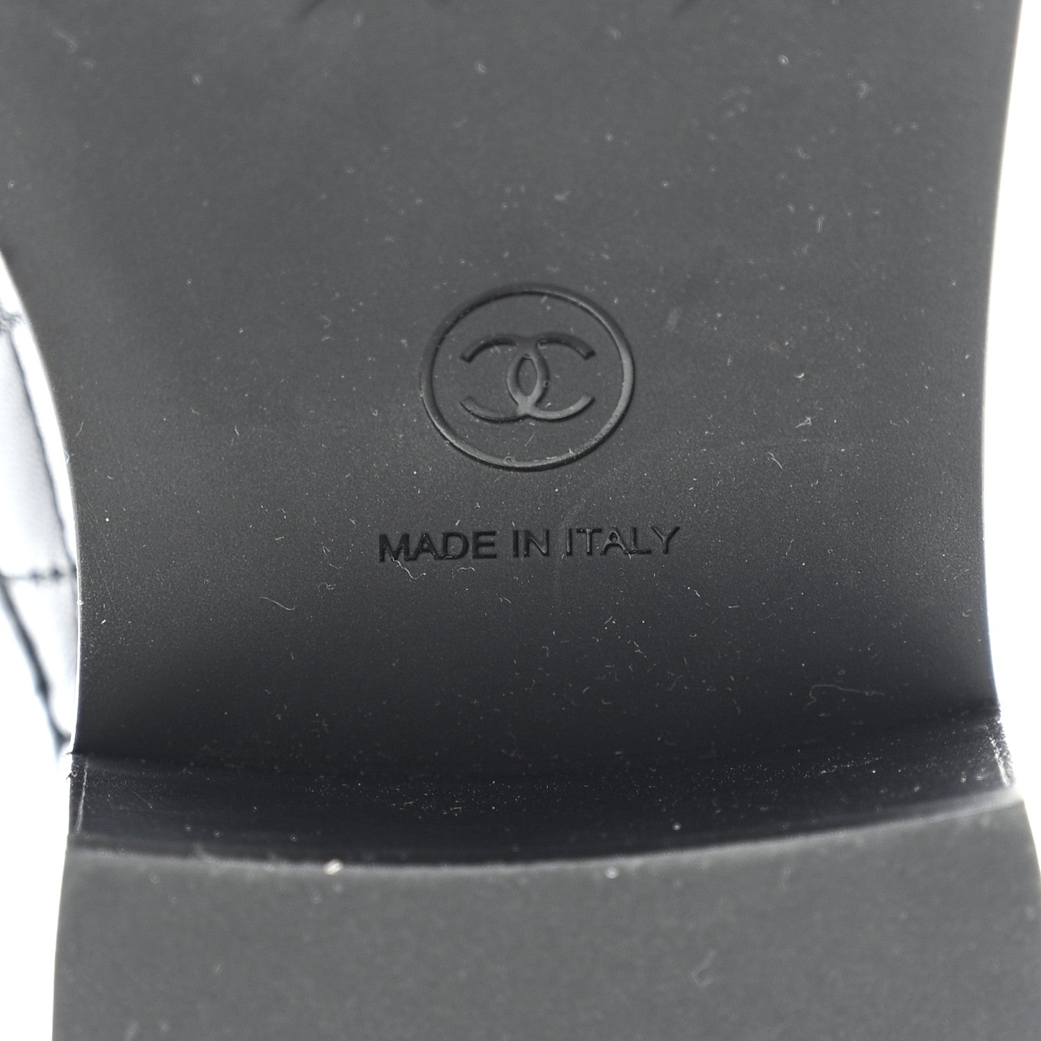 Chanel Lambskin Quilted Cap Toe CC Turnlock Booties 35 Black 6 of 12