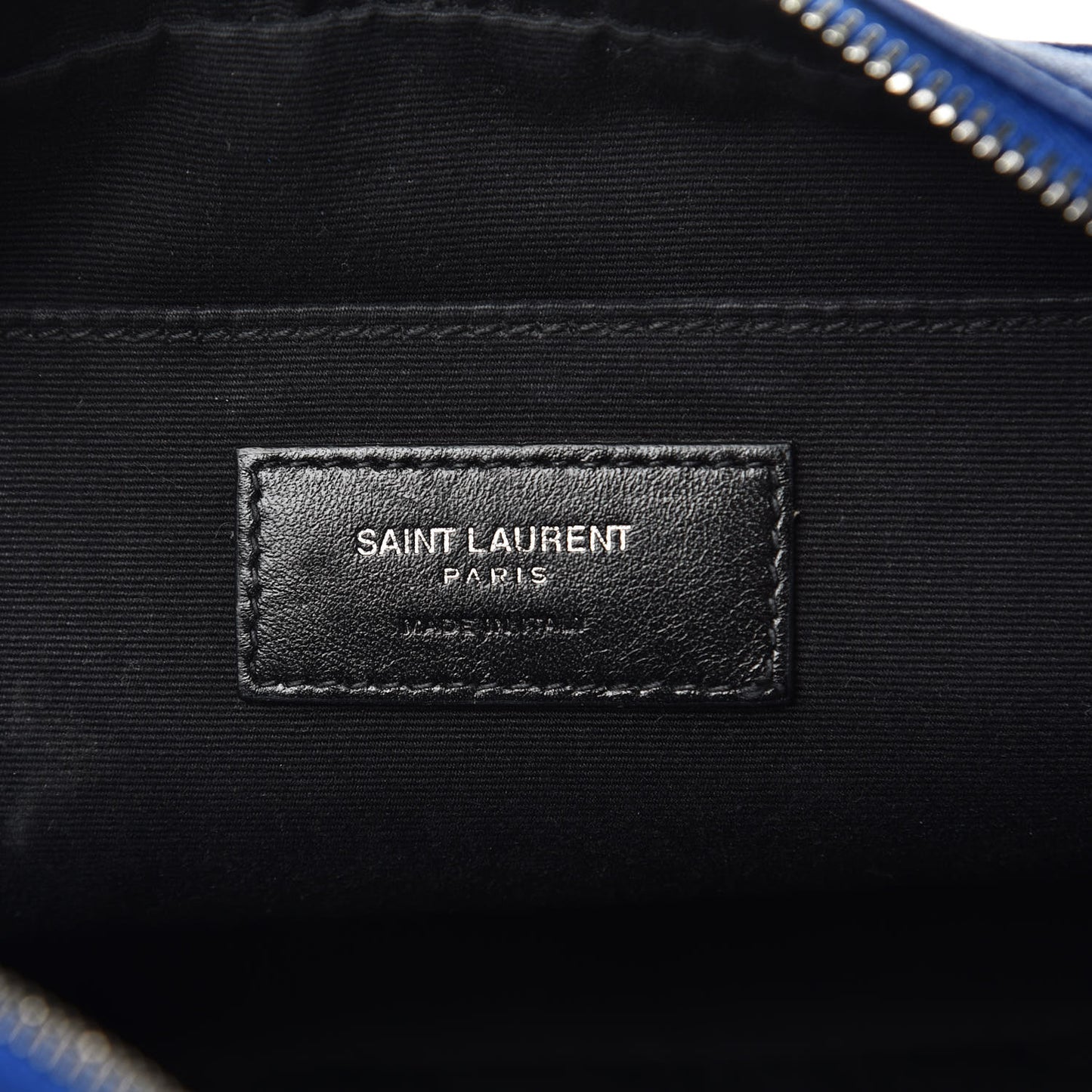 Lambskin Monogram Small Lou Camera Bag Royal Blue