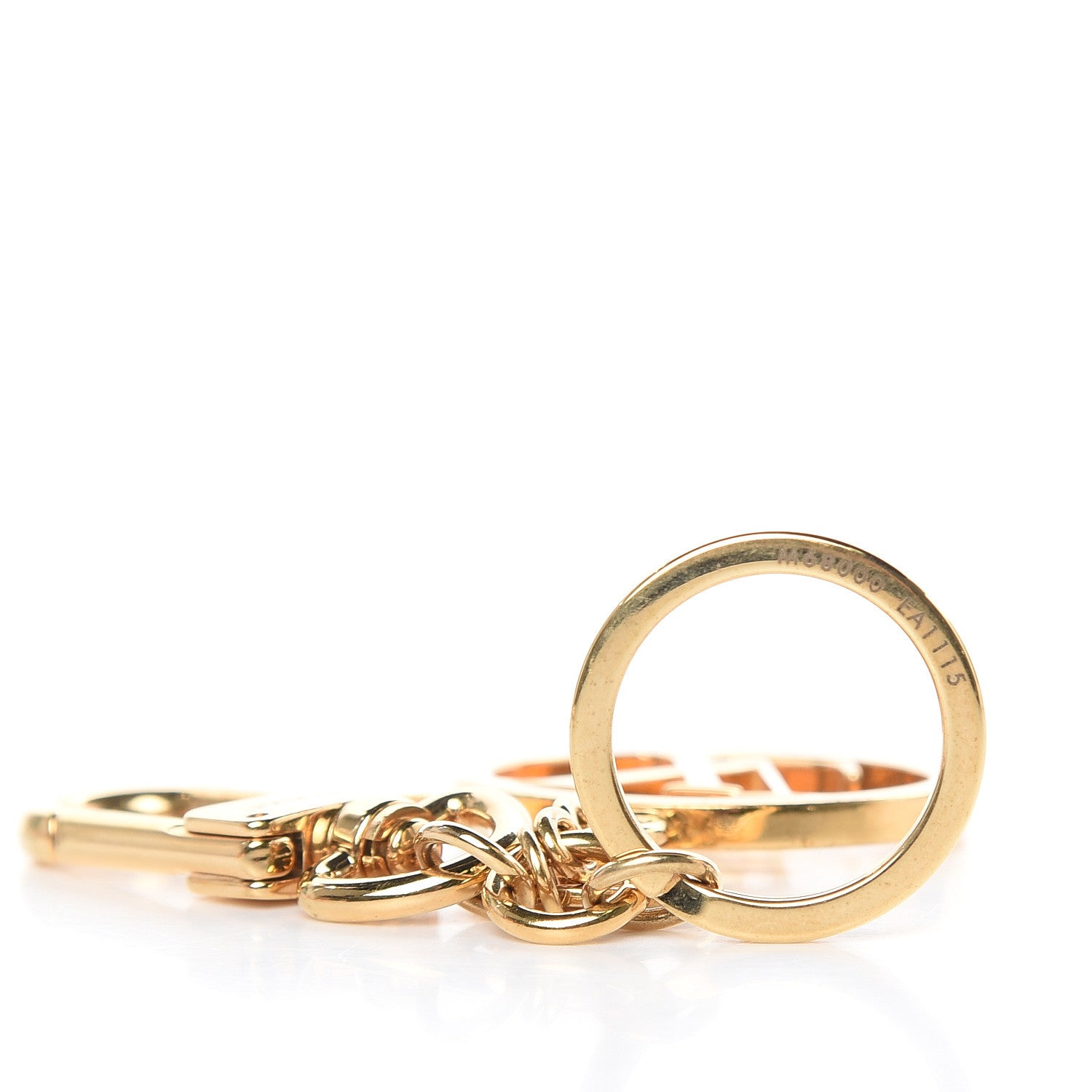 Louis Vuitton LV Circle Bag Charm Key Holder Gold 3 of 4