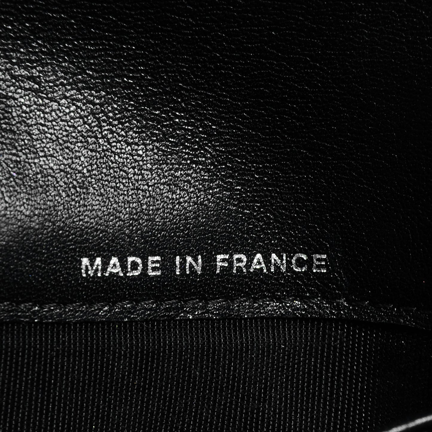 Patent CC Yen Wallet Black White