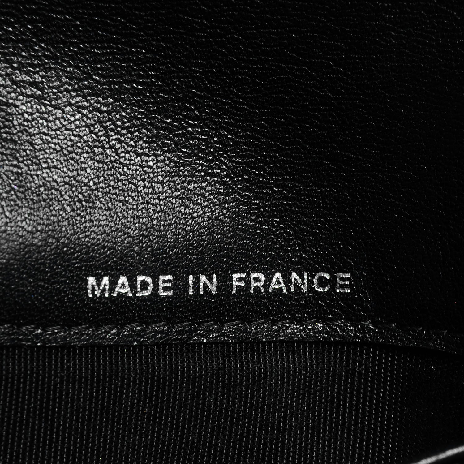 Chanel Patent CC Yen Wallet Black White 7 of 8