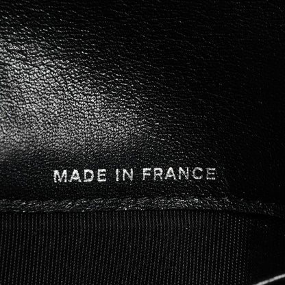 Chanel Patent CC Yen Wallet Black White 7 of 8