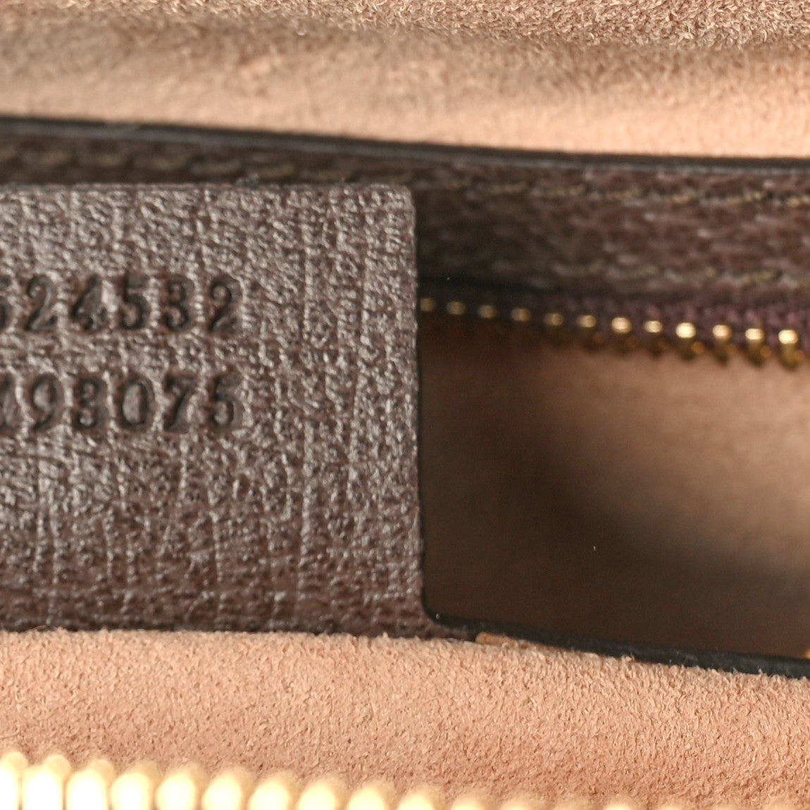 GG Supreme Monogram Textured Dollar Calfskin Web Medium Ophidia Boston Beige Ebony New Acero
