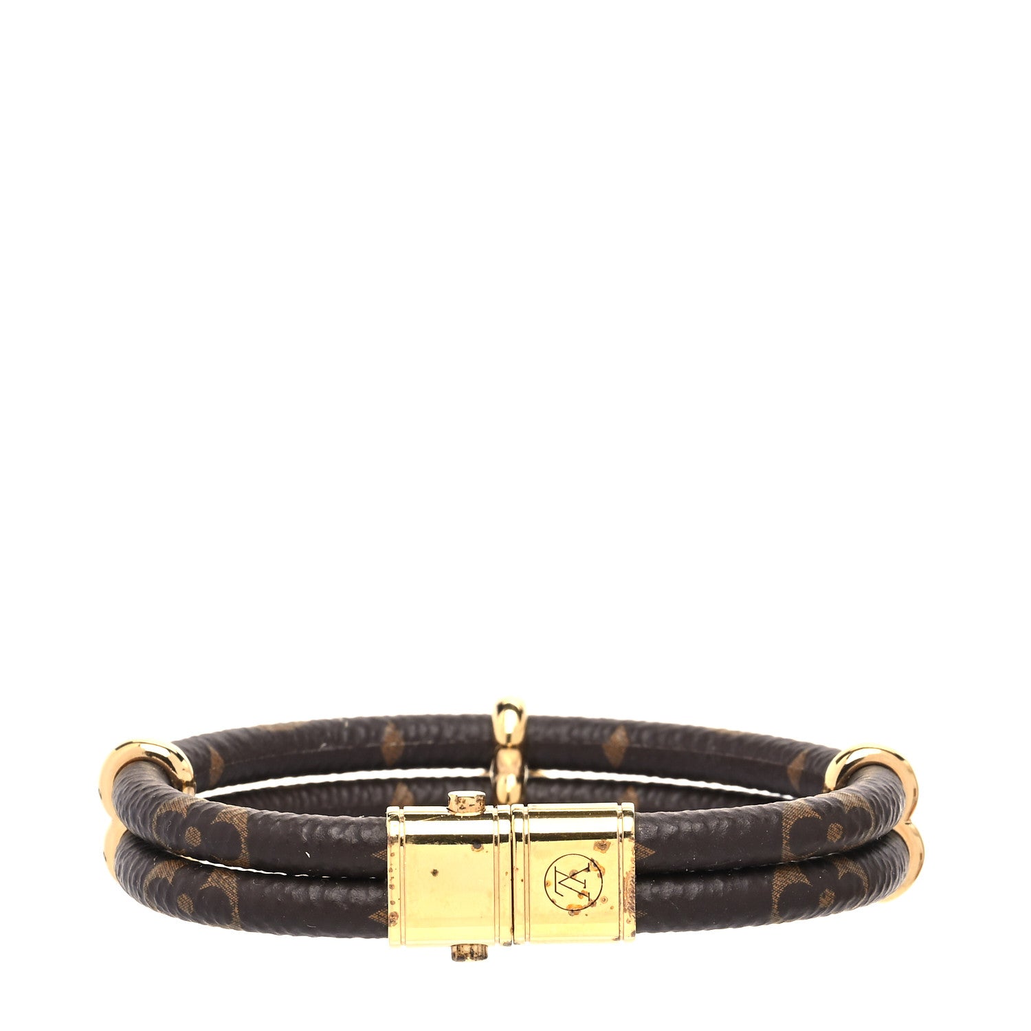 Louis Vuitton Monogram Keep It Twice Bracelet 19 3 of 6