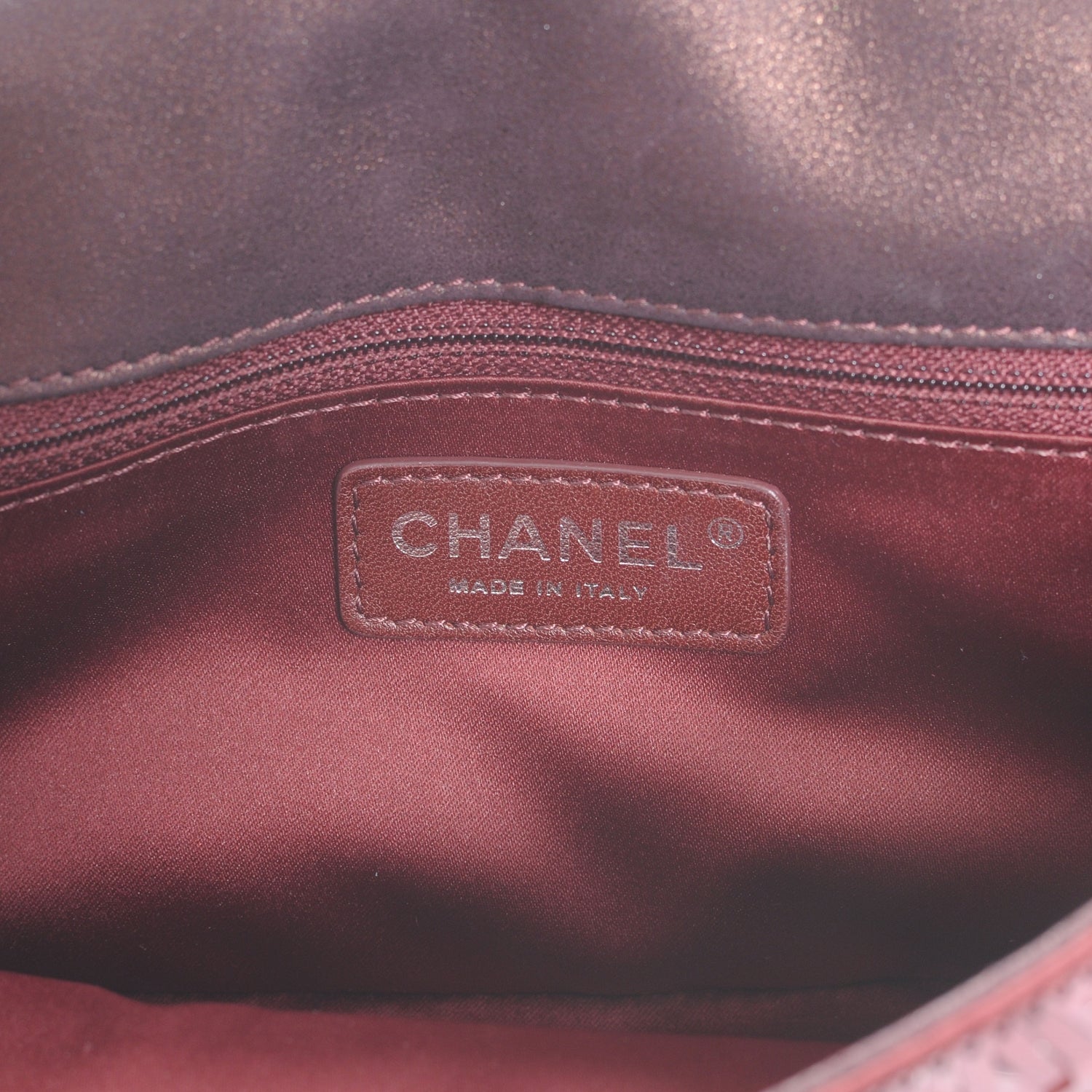 Chanel Sequin Embroidered Medium Flap Bordeaux 7 of 9
