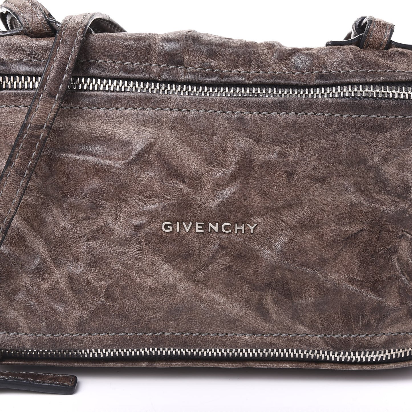 Tumbled Sheepskin Mini Pandora Charcoal