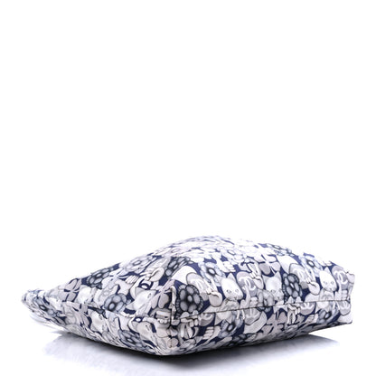 Chanel Nylon Cat Emoticon Tote Navy Silver 4 of 9