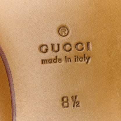 Gucci Betis Glamour Calfskin Horsebit Mens Jordaan Loafers 8.5 Cuir 6 of 10