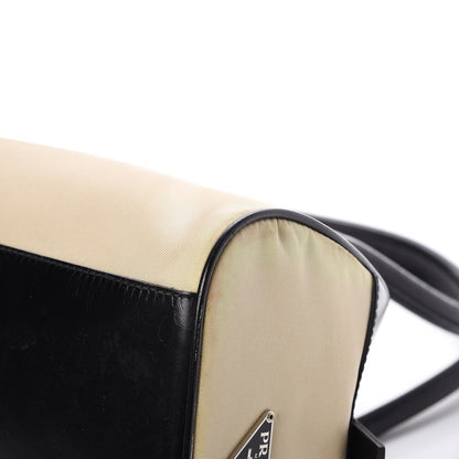 Prada Tessuto Nylon Vitello Small Bowling Bag Black 12 of 19