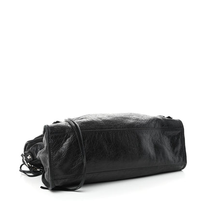 Balenciaga Agneau Classic Silver Hardware City Black 5 of 11