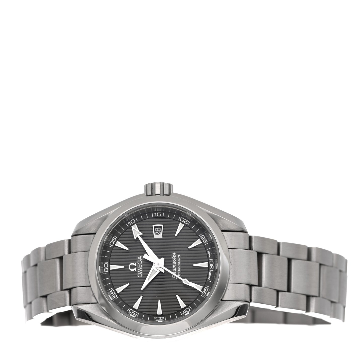 Stainless Steel 30mm Seamaster Aqua Terra 150M Seamaster Quartz Watch Grey 231.10.30.60.06.001