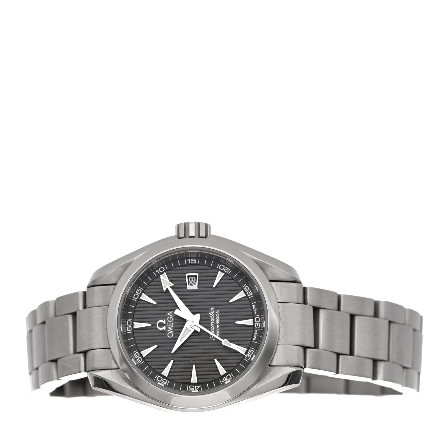 Omega Stainless Steel 30mm Seamaster Aqua Terra 150M Seamaster Quartz Watch Grey 231.10.30.60.06.001 2 of 5