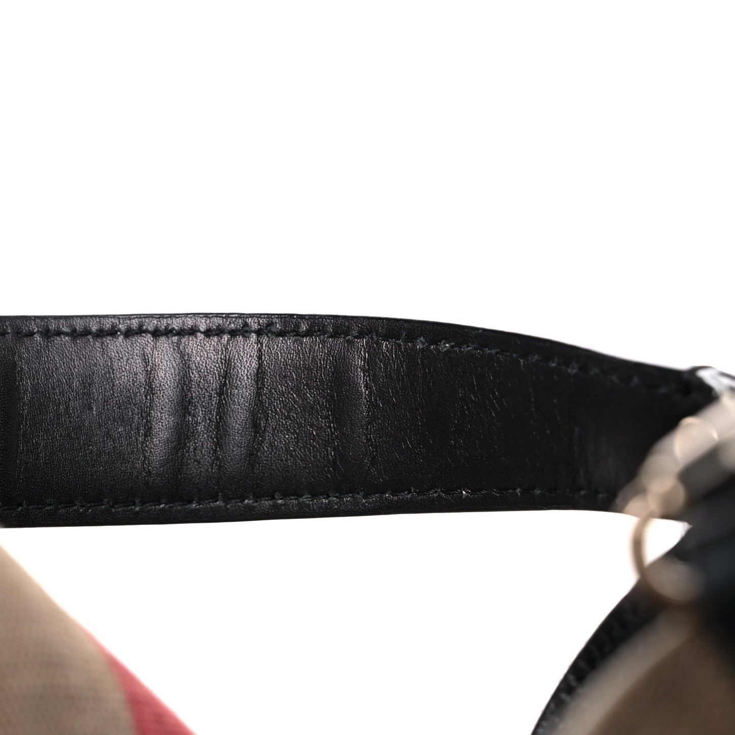 Canvas Mega Check Medium Ashby Hobo Black