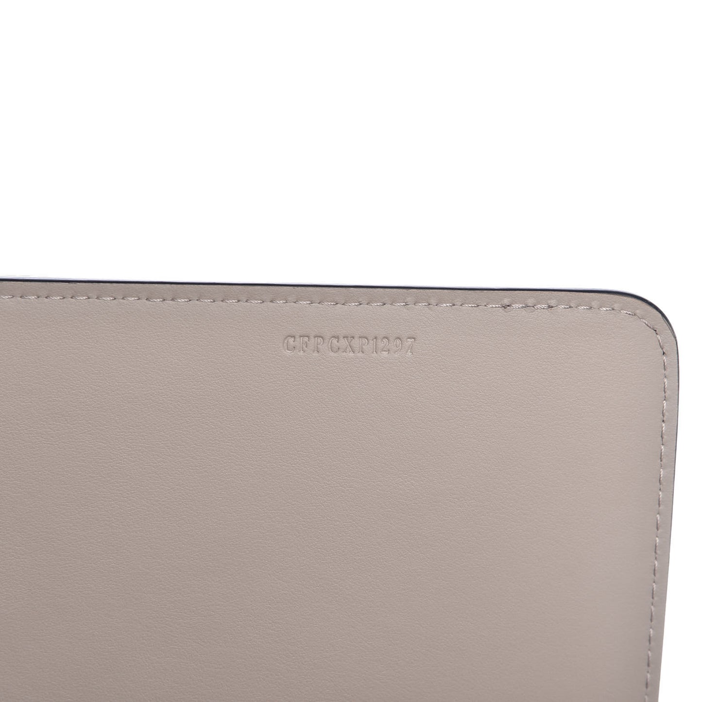 Canvas Calfskin Medium Belt Bag Grey Stone