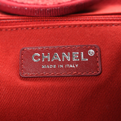 Chanel Lurex Boucle Medium Deauville Tote Red 6 of 10
