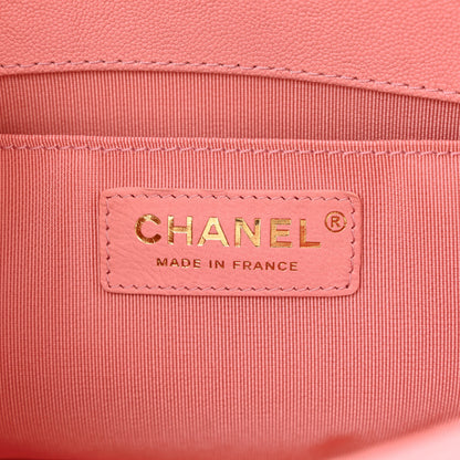 Chanel Caviar Quilted Medium Boy Flap Pink 6 of 10