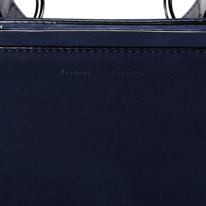 Proenza Schouler Nubuck Medium Hava Top Handle Bag Indigo 7 of 9