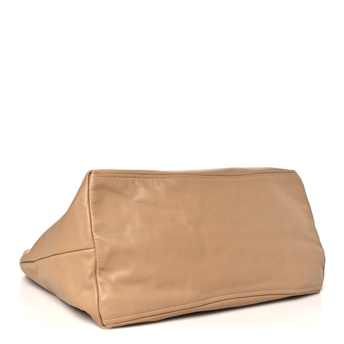 Prada Soft Calf Chain Tote Sughero 4 of 11
