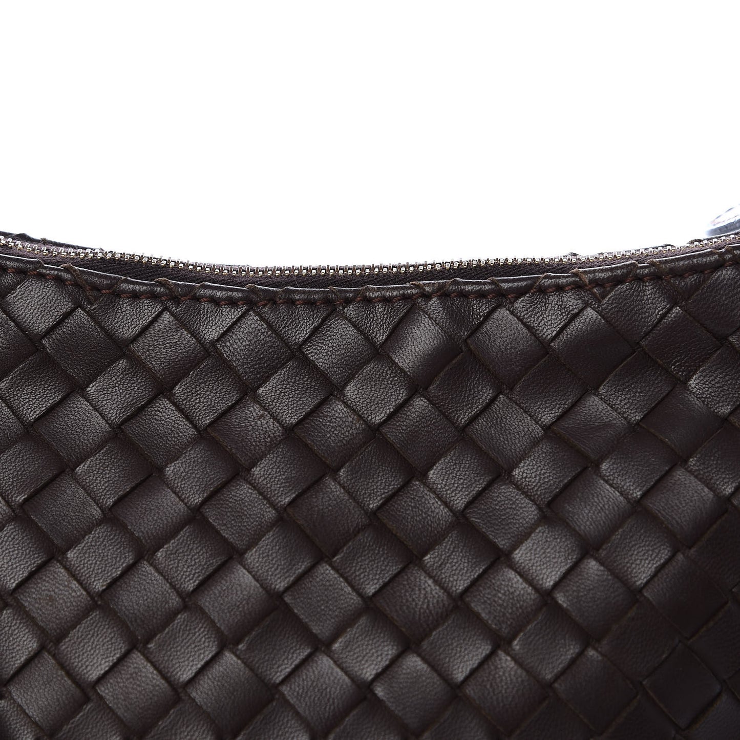 Nappa Intrecciato Crossbody Ebano
