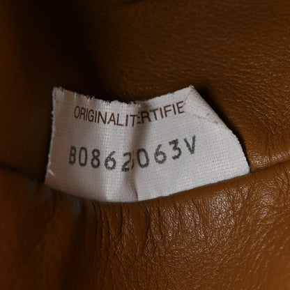 Bottega Veneta Smooth Butter Calf The Pouch Oversized Clutch Teak 7 of 10