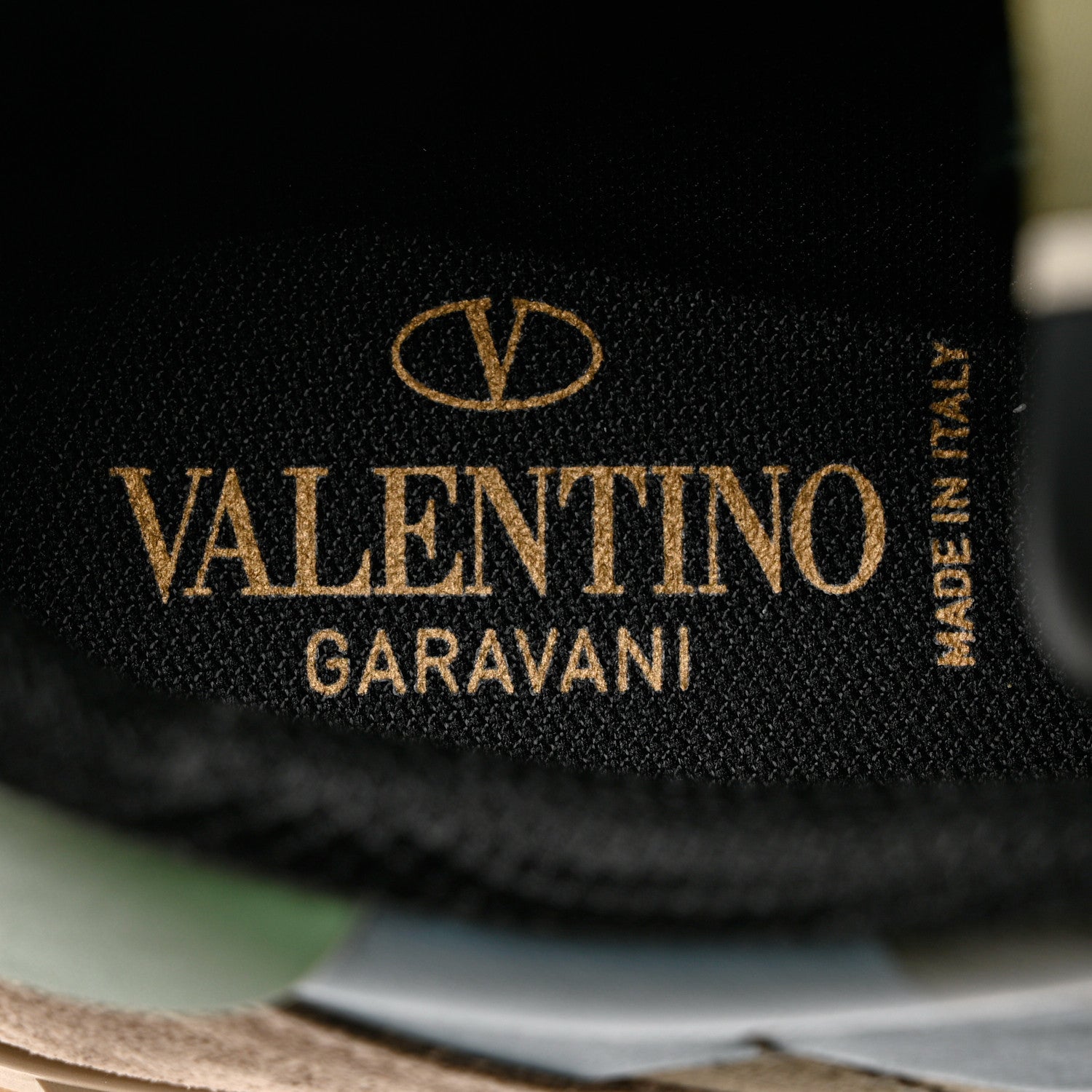 Valentino Garavani Nappa Suede Camouflage Womens Rockrunner Sneakers 41 Army Green Multicolor 6 of 9