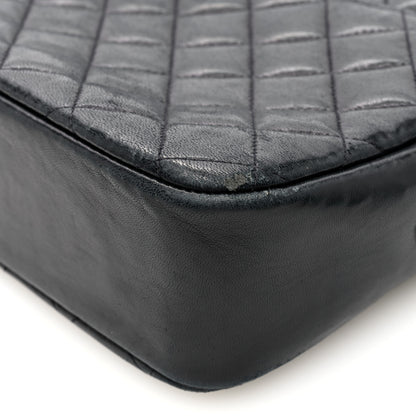 Chanel Lambskin Quilted Shoulder Bag Black 10 of 10